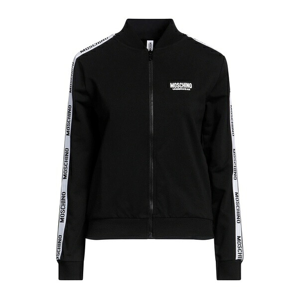 【貨物輸送無料】 モスキーノ レディース パーカー・スウェットシャツ アウター Sweatshirts Black