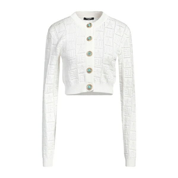 【貨物輸送無料】 バルマン レディース ジレー アウター Cardigans White