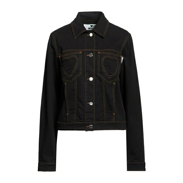 【送料無料】 モスキーノ レディース ジャケット＆ブルゾン アウター Jackets Black｜asty