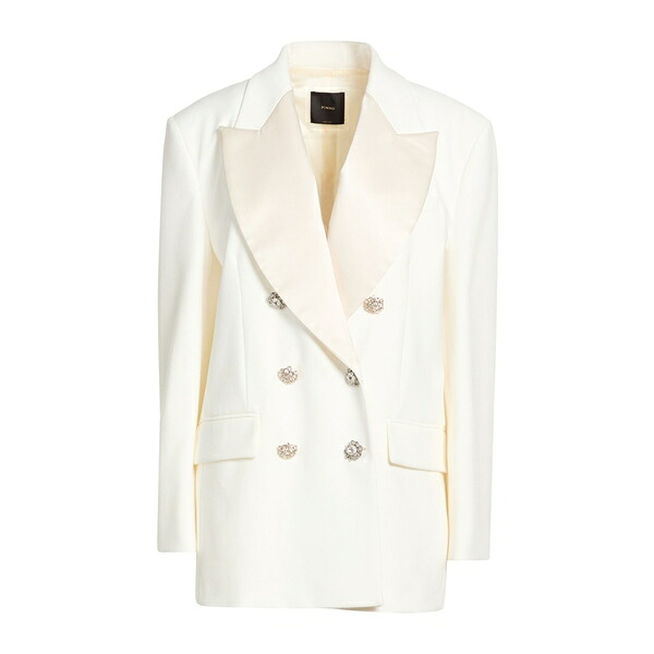 【送料無料】 ピンコ レディース ジャケット＆ブルゾン アウター Blazers White｜asty