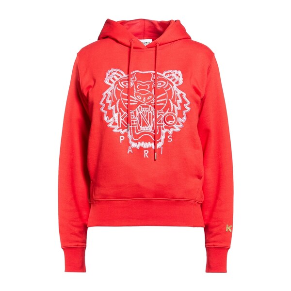 【貨物輸送無料】 ケンゾー レディース パーカー・スウェットシャツ アウター Sweatshirts Red