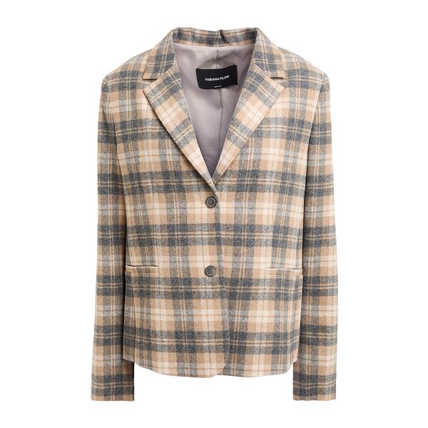 【貨物輸送無料】 ファビアナ フィリッピ レディース 上衣＆上衣 アウター Blazers Grey