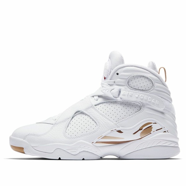 Jordan ジョーダン メンズ スニーカー 【Air Jordan 8 Retro x OVO 'White' AA1239-135】 サイズ US_8.5(26.5cm)|asty