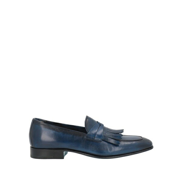 【貨物輸送無料】 ストール・マンテラッシ メンズ スリッポン・ローファー シューズ Loafers Blue
