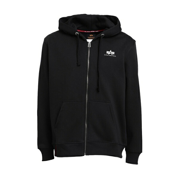 【貨物輸送無料】 アルファインダストリーズ メンズ パーカー・スウェットシャツ アウター Sweatshirts Black