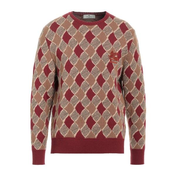 【貨物輸送無料】 エトロ メンズ 編み物\u0026プルオーバー アウター Sweaters Beige