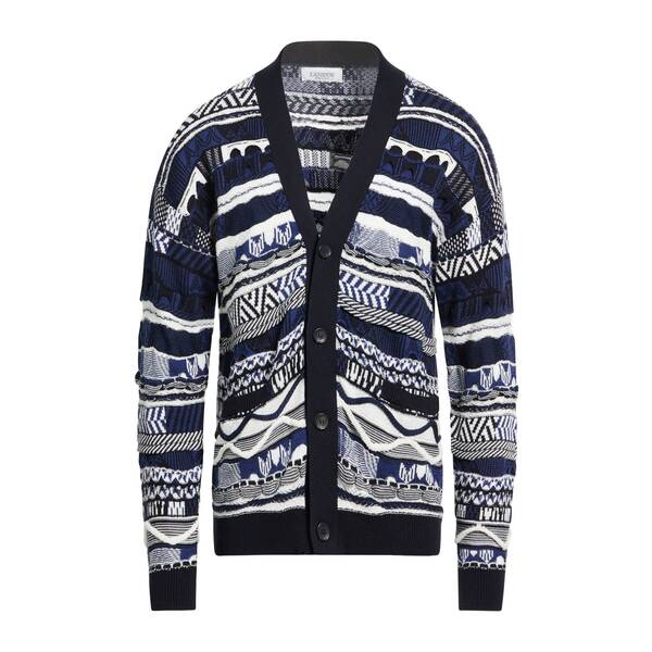 【貨物輸送無料】 ラネウス メンズ ジレー アウター Cardigans Blue