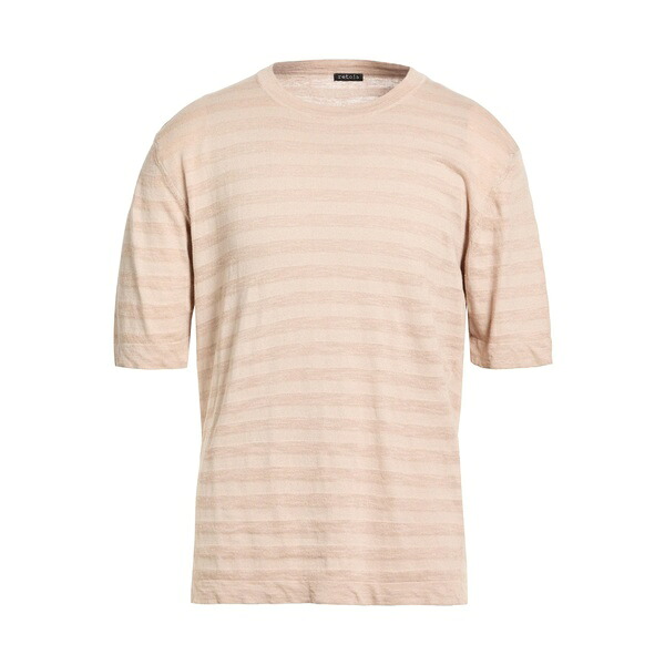 【送料無料】 レトワ メンズ Tシャツ トップス T-shirts Beige｜asty