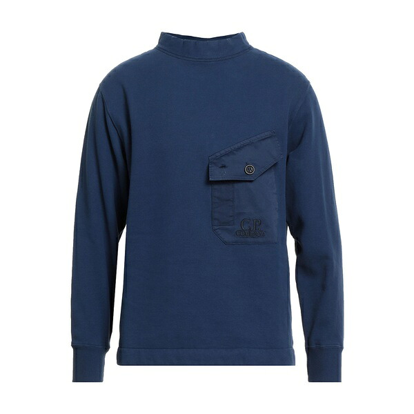 【送料無料】 シーピーカンパニー メンズ パーカー・スウェットシャツ アウター Sweatshirts Blue|asty
