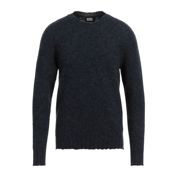 【貨物輸送無料】 アルファス テューディオ メンズ 編み物\u0026スウェーター アウター Sweaters Blue