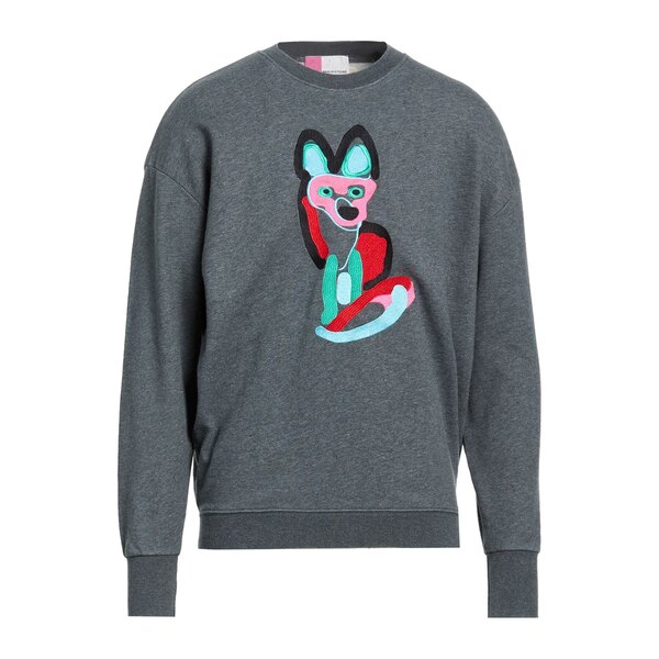 【送料無料】 メゾン キツネ メンズ パーカー・スウェットシャツ アウター Sweatshirts Grey|asty
