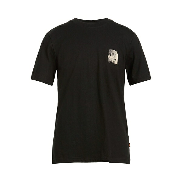 【貨物輸送無料】 主任者 メンズ プルオーバー トップス T-shirts Black