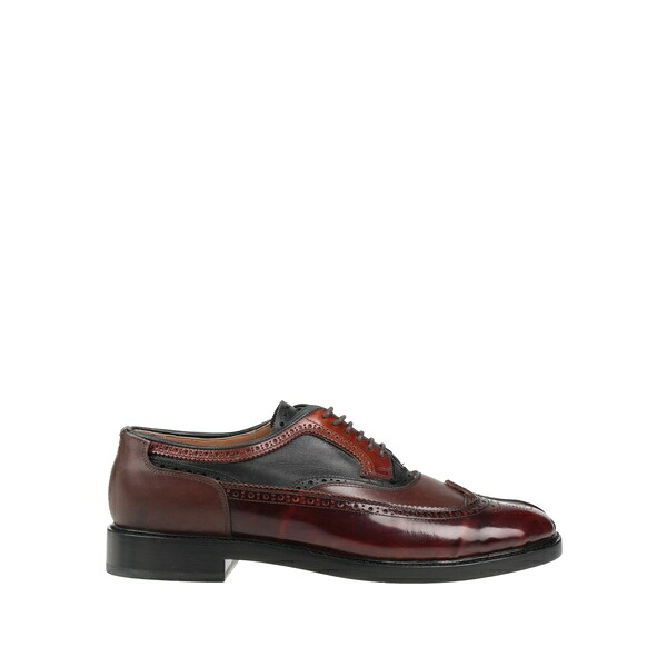 【貨物輸送無料】 マルタンマルジェラ メンズ 御召しものシューズ シューズ Lace-up shoes Red