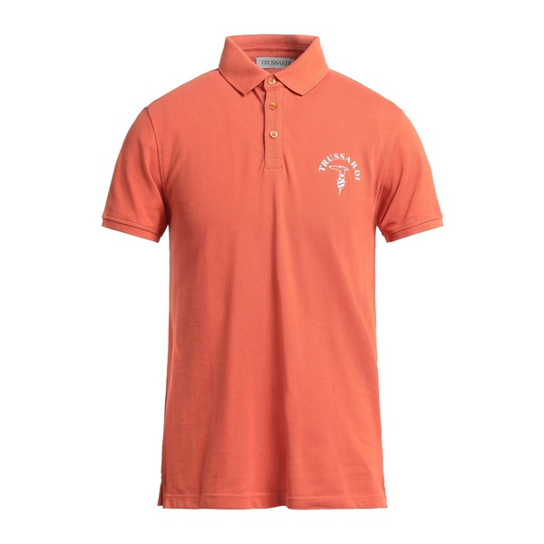 【貨物輸送無料】 トラサルディ メンズ ティーシャツ トップス Polo shirts Orange