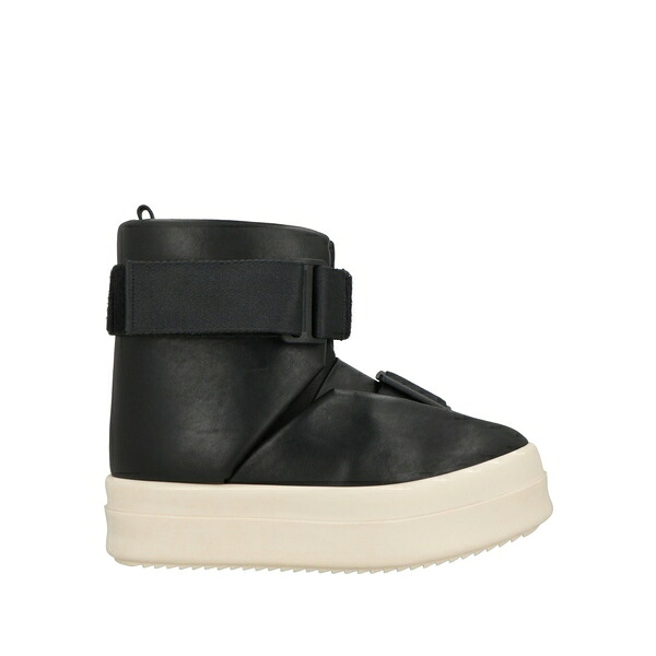 【貨物輸送無料】 リックオウエンス メンズ ブーツ シューズ Ankle boots Black