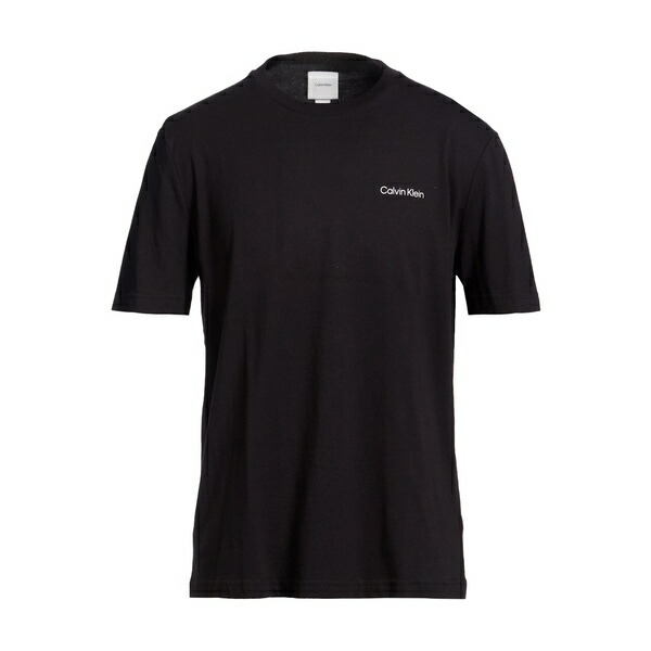 【貨物輸送無料】 カルバンクライン メンズ プルオーバー トップス T-shirts Black