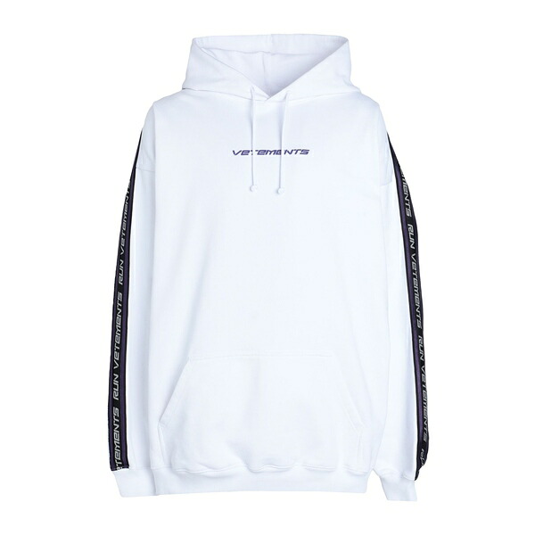 【貨物輸送無料】 ヴェトモン メンズ パーカー・スウェットシャツ アウター Sweatshirts White
