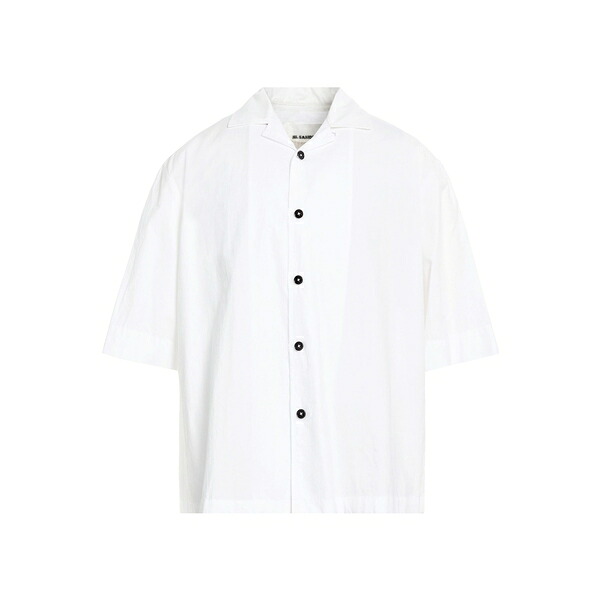 【貨物輸送無料】 ジル・サンダー メンズ プルオーバー トップス Shirts White