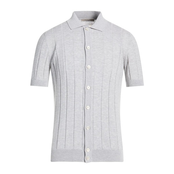 【貨物輸送無料】 ラ フィレリア メンズ ジレー アウター Cardigans Grey