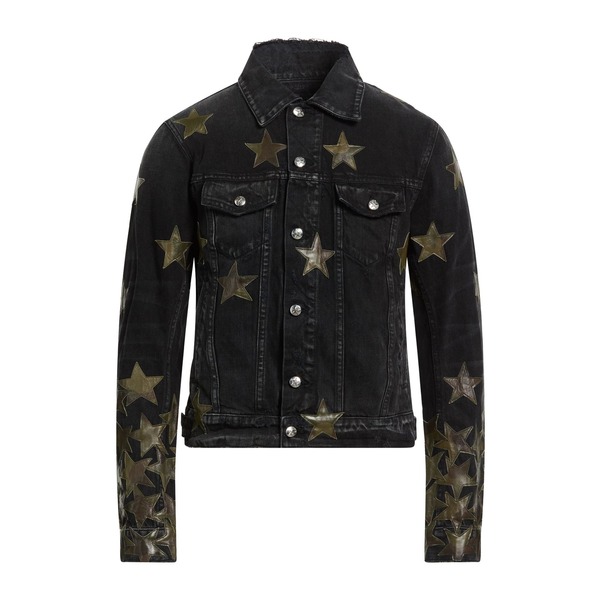 【貨物輸送無料】 アミリ メンズ 上衣＆上衣 アウター Denim outerwear Black