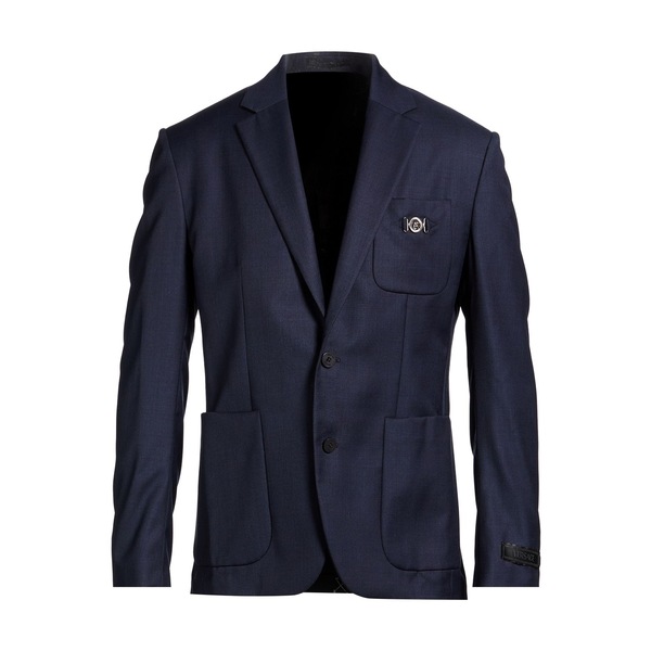 【貨物輸送無料】 ヴェルサーチ メンズ 上衣＆上衣 アウター Blazers Blue