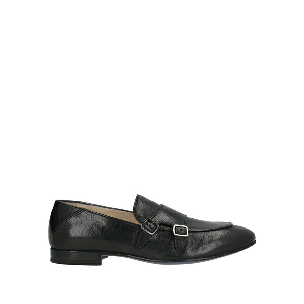 【貨物輸送無料】 ファビ メンズ スリッポン・ローファー シューズ Loafers Black