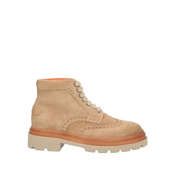 【貨物輸送無料】 サントーニ メンズ ブーツ シューズ Ankle boots Beige