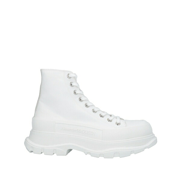 【送料無料】 マックイーン メンズ ブーツ シューズ Ankle boots White|asty