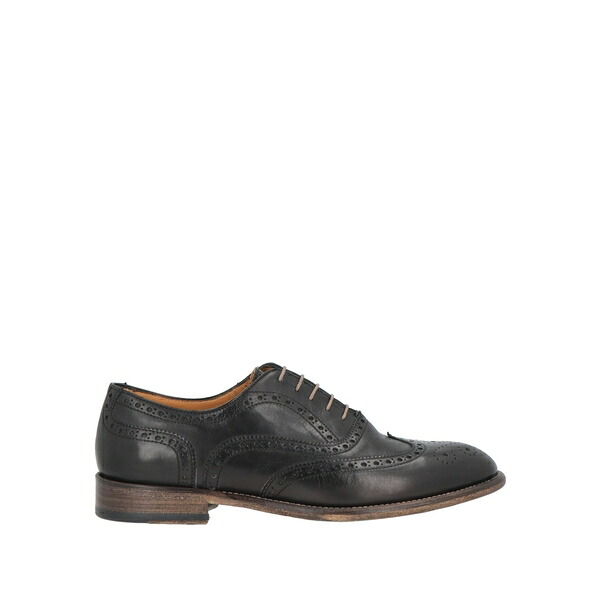 【貨物輸送無料】 ストール・マンテラッシ メンズ お召しものシューズ シューズ Lace-up shoes Black