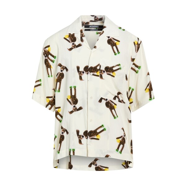 【貨物輸送無料】 ジャクエムス メンズ プルオーバー トップス Shirts White