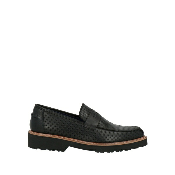 【貨物輸送無料】 バーバティー メンズ スリッポン・ローファー シューズ Loafers Black