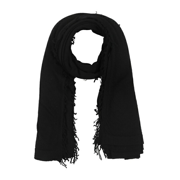 【貨物輸送無料】 リックオウエンス メンズ 消音装置・袈裟・えり巻き 添え物 Scarves Black