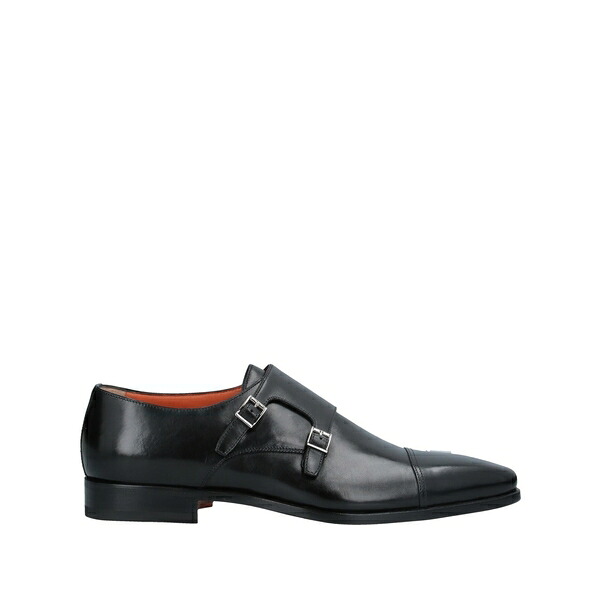 【貨物輸送無料】 サントーニ メンズ スリッポン・ローファー シューズ Loafers Black