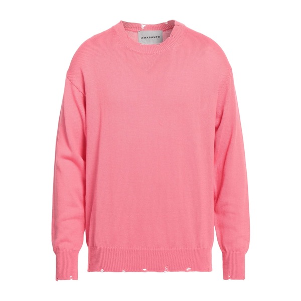【貨物輸送無料】 アマラント メンズ 編み物\u0026スウェーター アウター Sweaters Pink