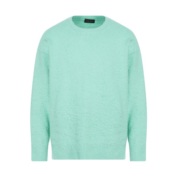 【貨物輸送無料】 ロベルトコリーナ メンズ 編み物\u0026スウェーター アウター Sweaters Green