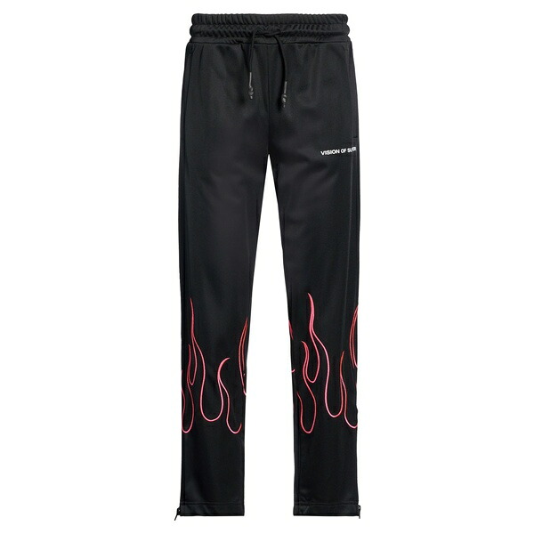 【貨物輸送無料】 ヴィジョン・オブ・スーパー メンズ 心地よいズボン下 ボトムス Pants Black