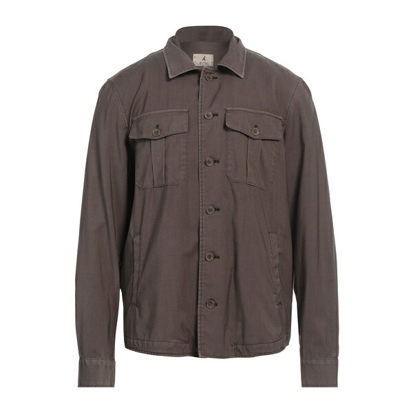 【貨物輸送無料】 ミース メンズ プルオーバー トップス Shirts Brown
