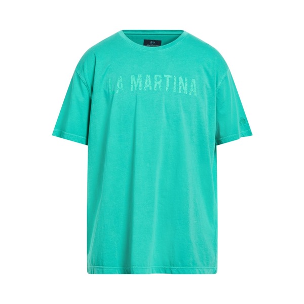【貨物輸送無料】 ラ マルティーナ メンズ ティーシャツ トップス T-shirts Green