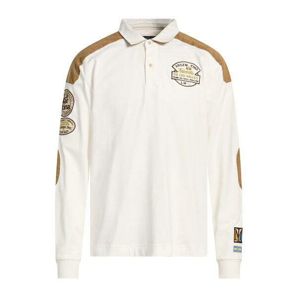【送料無料】 ラ マルティーナ メンズ Tシャツ トップス Polo shirts White｜asty