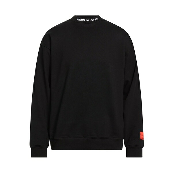 【貨物輸送無料】 ヴィジョン・オブ・スーパー メンズ パーカー・スウェットシャツ アウター Sweatshirts Black