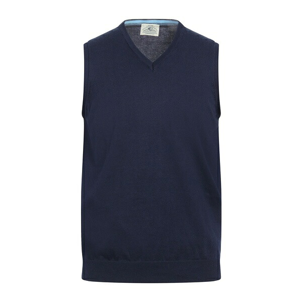 【貨物輸送無料】 エムキュージェイ メンズ 編み物\u0026ティーシャツ アウター Sweaters Blue