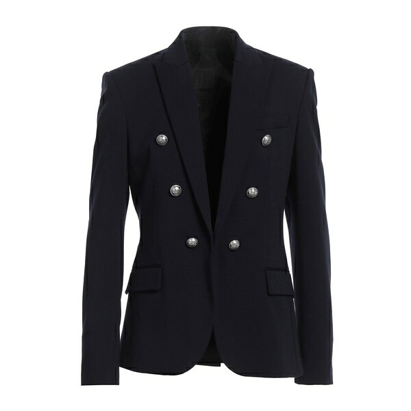 【送料無料】 バルマン メンズ ジャケット＆ブルゾン アウター Blazers Blue｜asty 195,900円