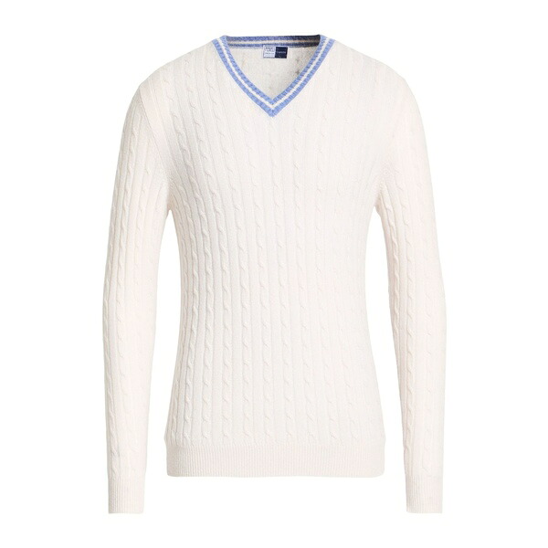 【貨物輸送無料】 フェデーリ メンズ 編み物\u0026プルオーバー アウター Sweaters White