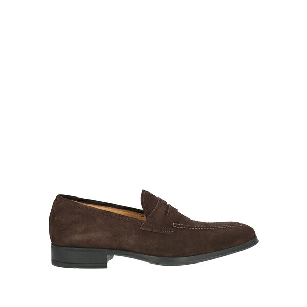 【貨物輸送無料】 ストール・マンテラッシ メンズ スリッポン・ローファー シューズ Loafers Brown
