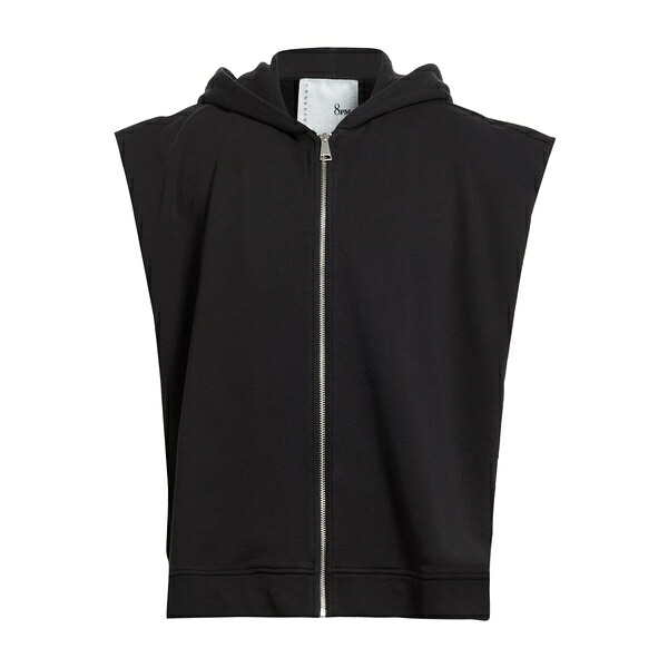 【貨物輸送無料】 エイト・ピーエム メンズ パーカー・スウェットシャツ アウター Sweatshirts Black