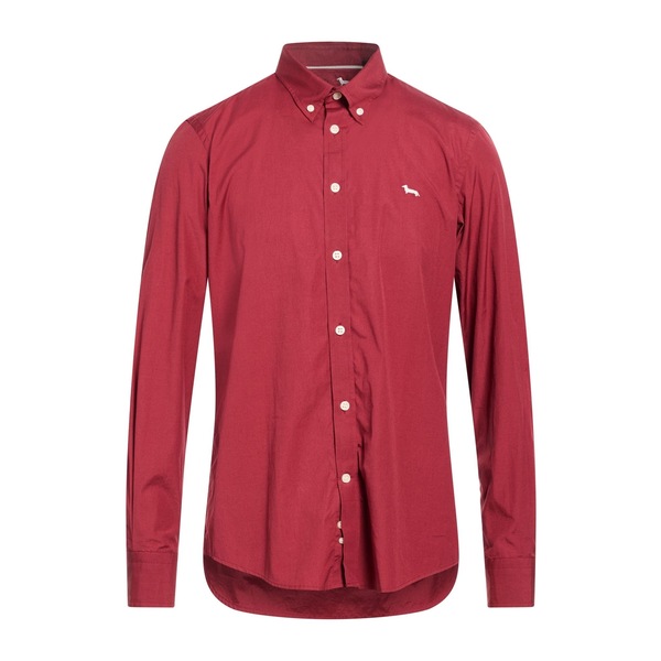 【貨物輸送無料】 ハーモント \u0026 知恵袋 メンズ プルオーバー トップス Shirts Red