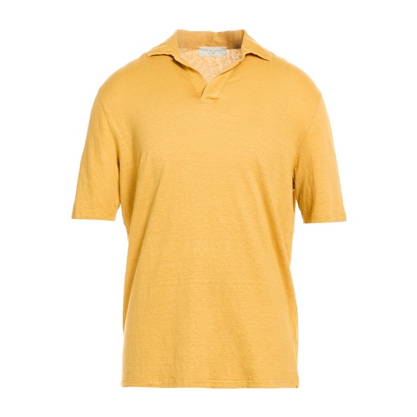 【貨物輸送無料】 フィリッポ デ ラウレンティス メンズ プルオーバー トップス Polo shirts Yellow