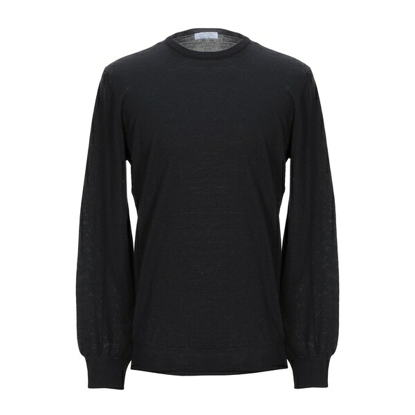 【貨物輸送無料】 グランサッソ メンズ 編み物\u0026スウェーター アウター Sweaters Black