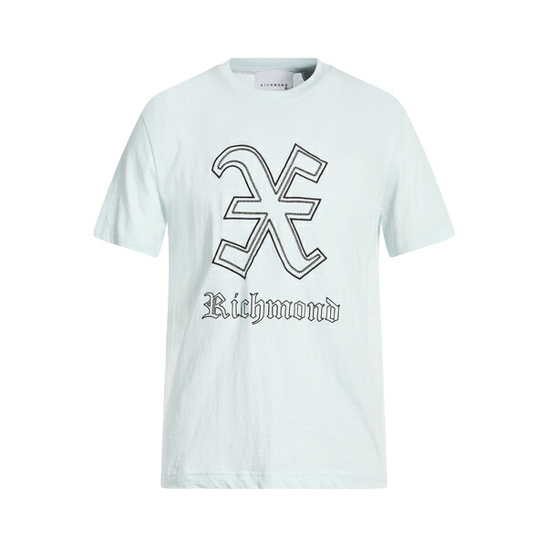 【送料無料】 ジョン リッチモンド メンズ Tシャツ トップス T-shirts Azure｜asty