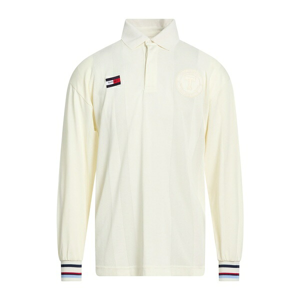 【送料無料】 トミー ヒルフィガー メンズ Tシャツ トップス Polo shirts White|asty